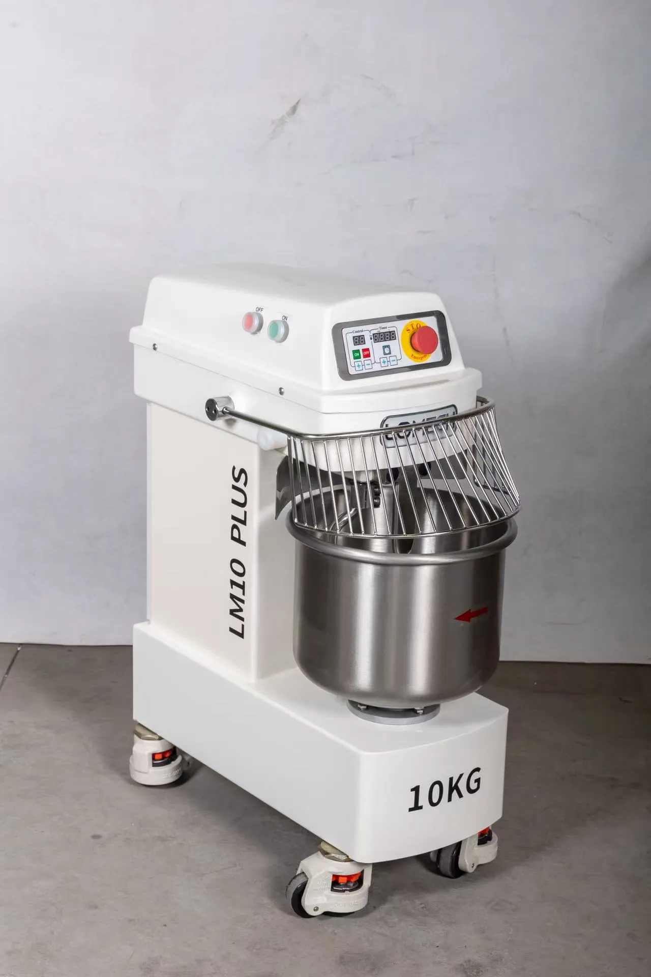 10kg Spiral Dough Mixer, Gentle Kneading Commercial Bakery Mixer for Daily Production