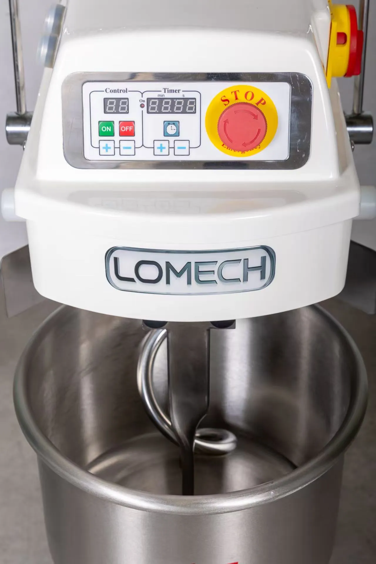10kg Spiral Dough Mixer, Gentle Kneading Commercial Bakery Mixer for Daily Production